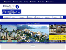 Tablet Screenshot of lugarcertoimoveis.com.br